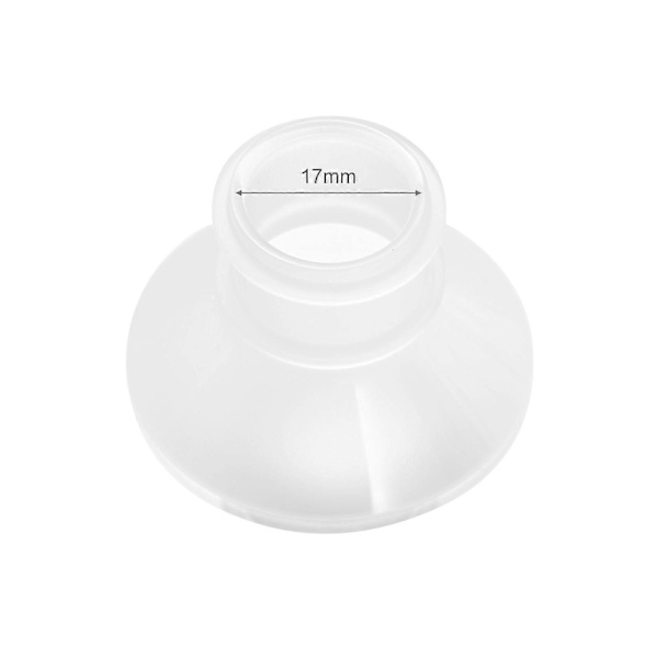 Ersättningstillbehör till elektrisk bröstpump med 3 st 150 ml mjölkuppsamlare (FMY) 17mm Flange Inserts