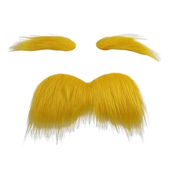 Falskt Skägg Mustasch Falska Ögonbryn för Barn Vuxen Halloween Jul (FMY) Extra large