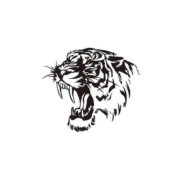 Wild Tiger Predator-klistremerke i bilpanser Vinylklistremerker Decals Animals Decor (FMY)