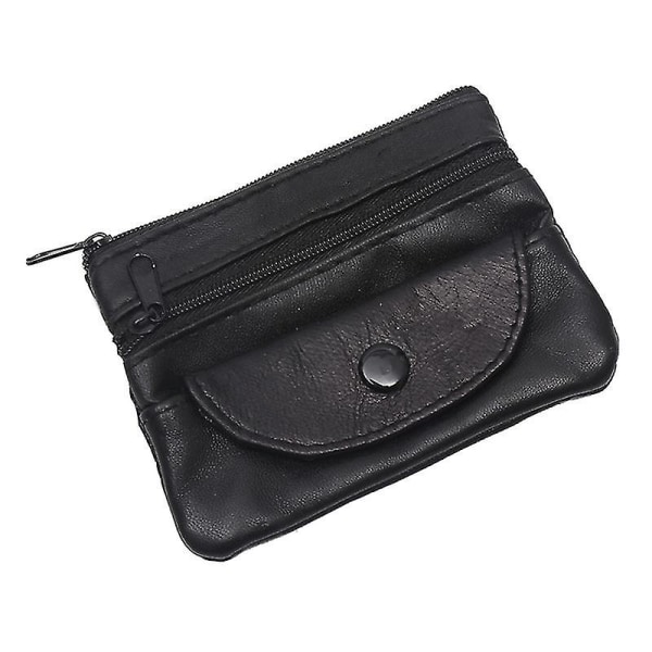 Ny kvinner Skinn lommebok Glidelåslomme Kredittkortholder Lady Mini Purse Handbag