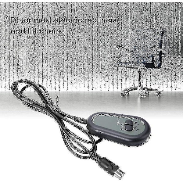 Elektrisk Recliner Fjärrkontroll Abs 2 Knappar Manuell Kontroll För Recliner Stol Soffa Elektrisk Lyftstol Säng Avslappningsmassagebord Wuqx  (FMY)