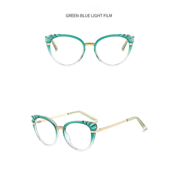 Blått ljusblockerande glasögon spelglasögon, tv-glasögon för kvinnor män, antibländning -g7018 (FMY)