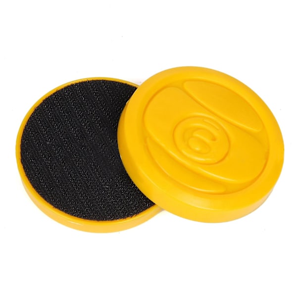 1 sæt skydepucke til Longboard Downhill Sliding Handsker Beskyttende Handsker Skateboard Golves Tilbehør  (FMY) yellow