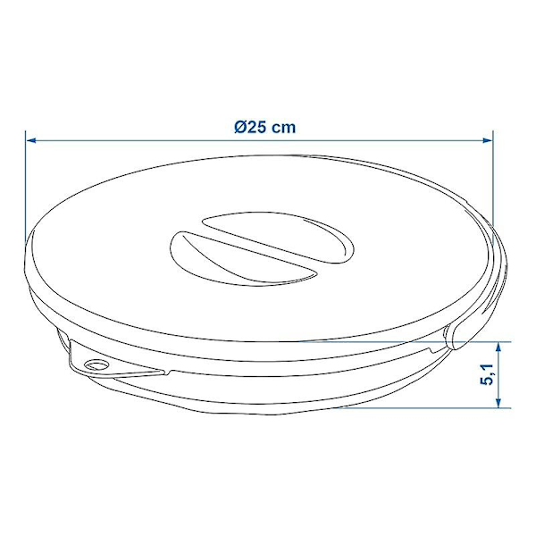 Foldbar spand med låg 5L (FMY)