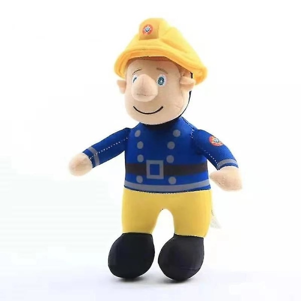 Brandmand Sam Plys legetøj Brandmand Blød udstoppet dukke 25 cm figur børnejulegave (FMY)