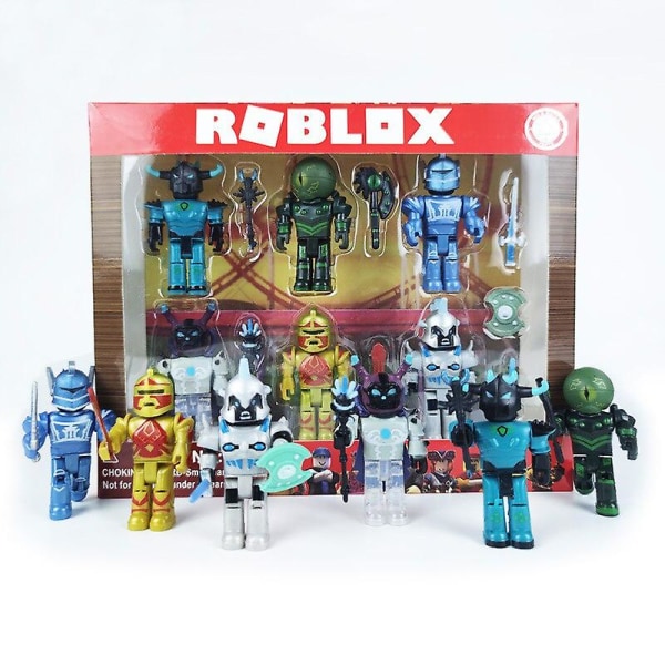 Roblox Byggeklodser Dukker Sæt Saml Actionfigurer Legetøj Søde Spil Læring Legetøj Til Børns Fødselsdagsgaver  (FMY) A with box