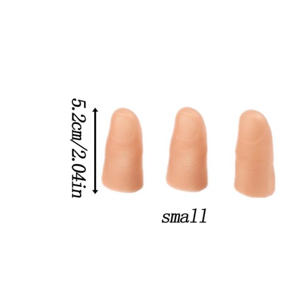 Tommelfinger Cots Simulation Silikone Finger Cot Størrelse Falsk Finger (FMY) 1Set
