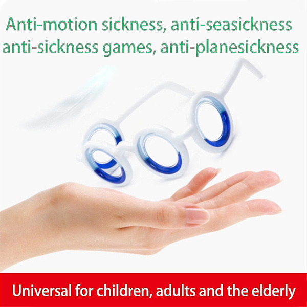 Resinglasögon mot åksjuka - Anti-motion Sickness Glasses Smart Glasses  (FMY) white