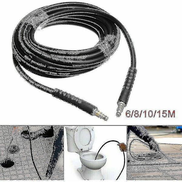 För Karcher K2 K3 K4 K5 K6 K7 (6m) Högtryckstvättar Vattenrengöring Högtrycksslang Rengöringssats 6m/8m/10m/15m  (FMY)