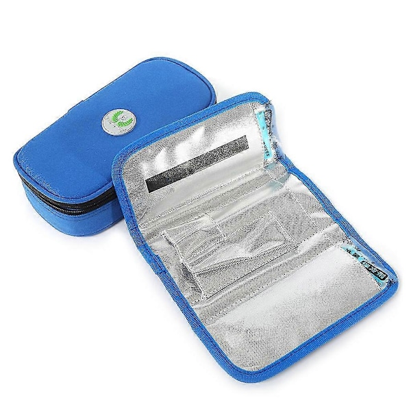 Bärbar Insulin Kylväska Penna För Etui Påse Diabetiker Organizer Medicinsk Tr (FMY) Purple