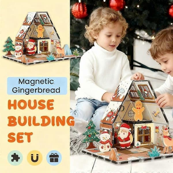 Magnetisk Peberkagehus Byggesæt (FMY)
