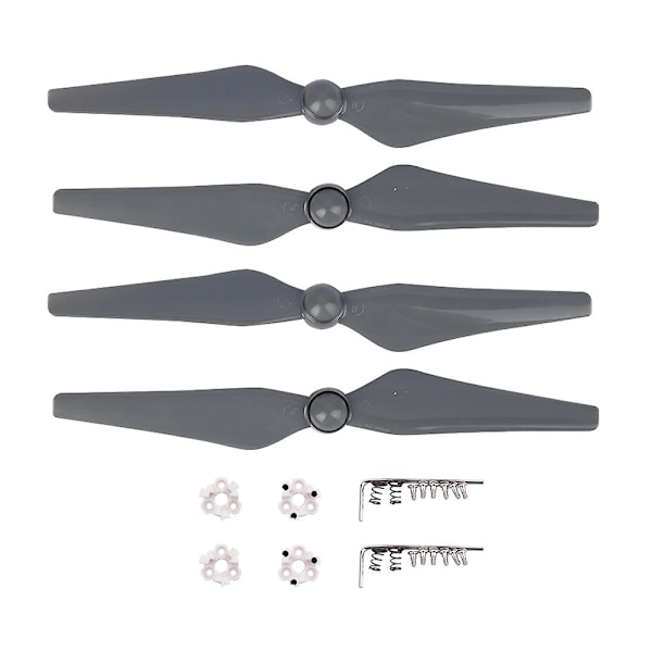 4st 9450s Propeller För Dji Phantom 4 Pro 4a Advanced Drönare Snabbfäste Blad Cc Cw Propellrar Vinge Med Monteringsbas Reservdelar (FMY) Gray