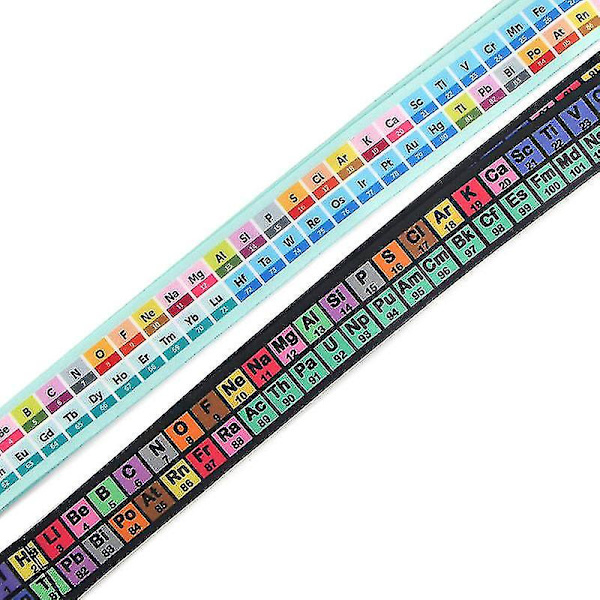 Kemia jaksollinen järjestelmä elementtejä Lanyards avaimenperä kaulahihnat puhelin köysi  (FMY)