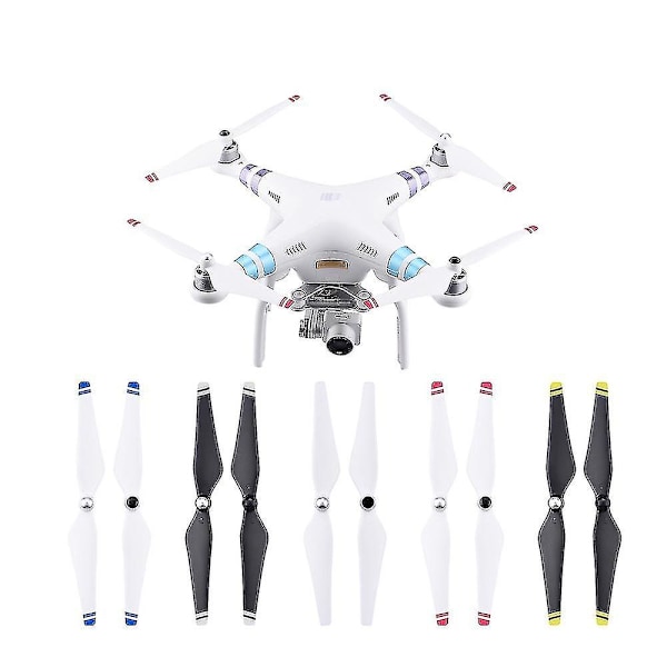 4 par 9450 propeller för Dji Phantom 3 Advanced Standard Professional Se 2 Vision Drone Repla  (FMY) 8pcs blue