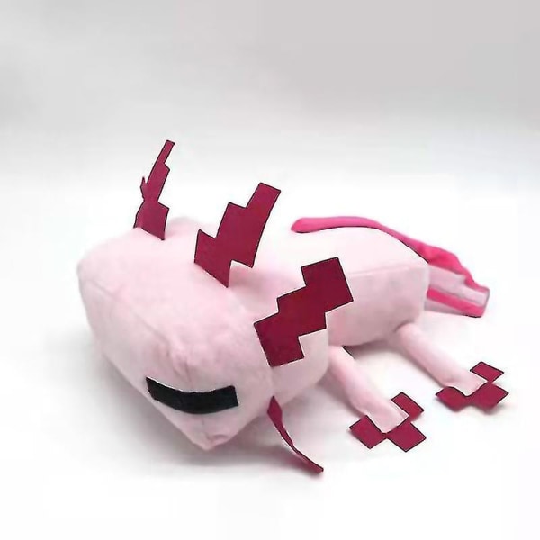 Minecraft Plyschleksak Pixeldocka för Barn Present (FMYED) 30cm Pink Salamander