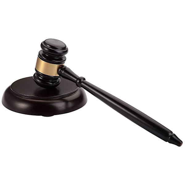 Håndlavet Træ Auktionshammer til Advokater og Dommere Håndlavet Træ Håndklap Retssal Hammer til Auktion (FMY) As shown