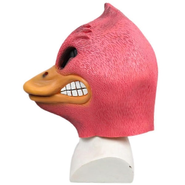 2022 Arg Angry Duck Ansiktsmask Latex Rolig Cartoon Djurhuvud Ansiktsmask Halloween Party Cosplay Rekvisita Bar Dekorationer Presenter (FMY)