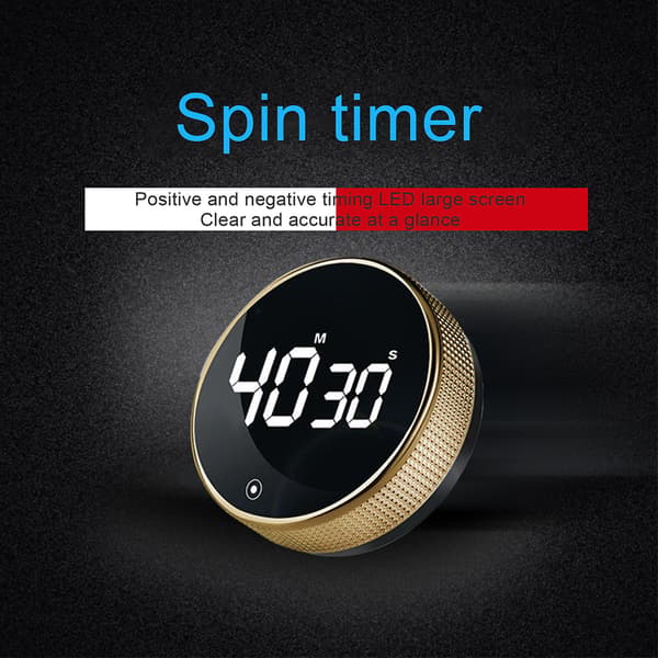 Magnetisk Digital Smart Timer - rotasjons Nedtellingstimer DM, 100% Ny (FMY) Blue