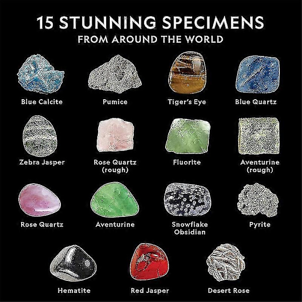 Adventskalender 2023 - Steiner, Mineraler & Fossiler Adventskalender For Barn & Geologi EntusiasterXD2458-869  (FMY)