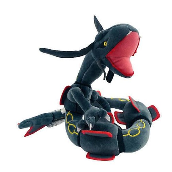 80cm Grön Rayquaza Svart Drake Plysch Leksaker Stoppade Dockor Barn Födelsedagspresenter  (FMY) Black