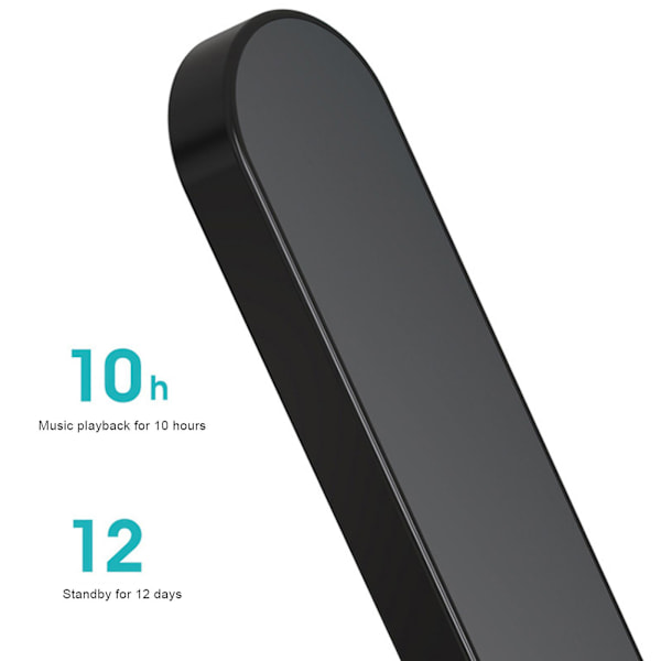 Knogleledningshøjtale Suboccipital Søvnhøjtale Søvnfremme Intelligent Støjreduktion HD Lyd Søvn Trådløs Mini Bluetooth Højtale (FMY) Black