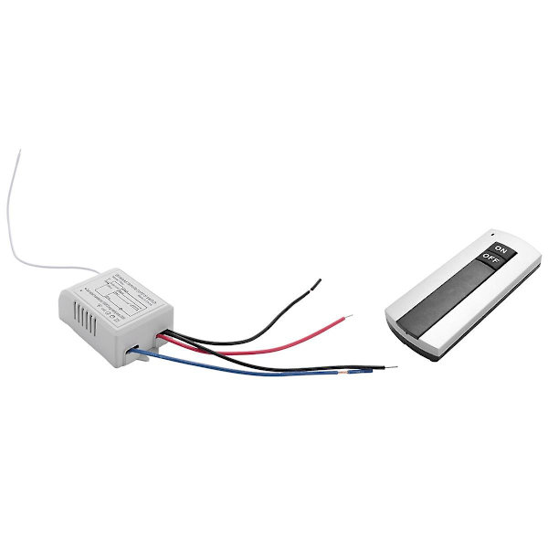 På/Av 220V Trådlös Fjärrkontrollbrytare Digital Fjärrkontrollbrytare För Lampa & Ljus Ht035 (FMY) White