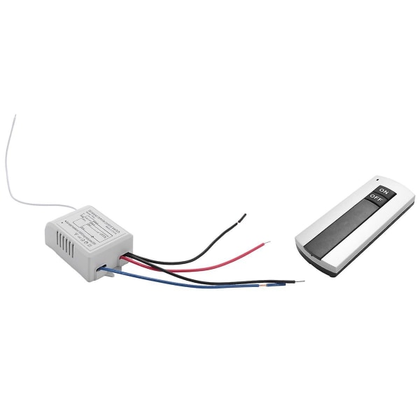 På/av 220v trådlös fjärrkontrollbrytare Digital fjärrkontrollbrytare för lampa och ljus Ht035 (FMY) White