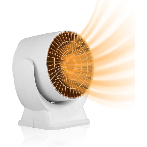 800w minivarmer, energibesparende miniblæservarmer med 3s hurtig opvarmning, stille og økonomisk rumvarmer, lille rumvarmer med termostatkontor (FMY)