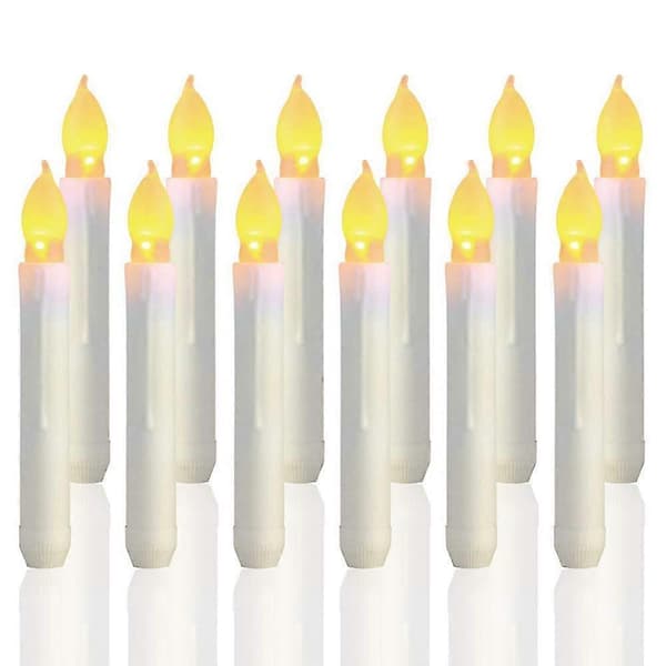 12 st Flamfria LED-ljus, batteridrivna ljus (FMY)