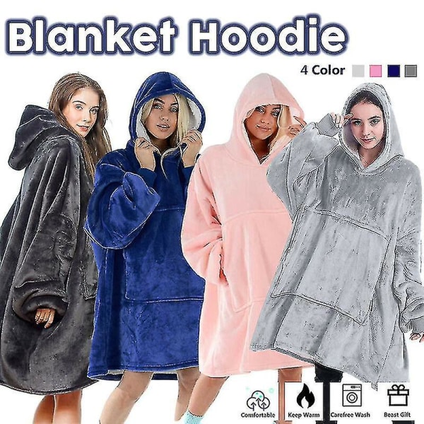 Hoodie Blanket Oversized Big Hooded Ultra Plush Sherpa Giant Sweatshirt Blanket