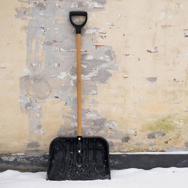 D-formet plastgrep skovlhåndtak erstatning, hage gårdsplen snømåking spade gaffel skovl for graving raking verktøy svart (FMY)