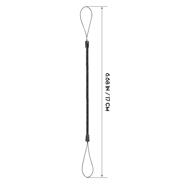 8 st Stylus Tether Elastisk Tether Snodd Fjäderrep Elastisk Penn Snodd Fjäderremmar För Touchpenna Stylus (FMY) 17.00X0.50X0.50CM