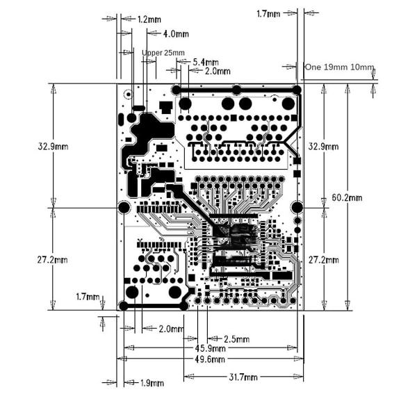 Industriel Min Tre-ports 1000m Gigabit RJ45 Standard Port Netværk Switch Modul 5v-12v Strøm (FMY)