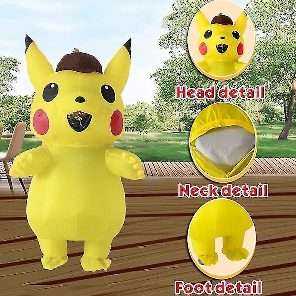 Halloween Gul Dockdocka Söt Uppblåsbar Dräkt Barn Vuxen Nät Med Samma Cartoon Cosplay Prestanda Evenemangsprogram Rekvisita (FMY) Child A