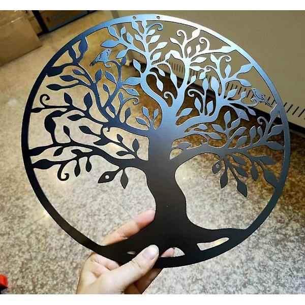 Seinälle ripustettava metalliseinäkoriste Elämänpuu Seinäkoriste Seinälle ripustettava (FMY) 28*28cm