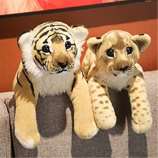 Gepard utstoppede dyr Leopard plysjleker gave til jenter Gutter (FMY) Leopard 39cm