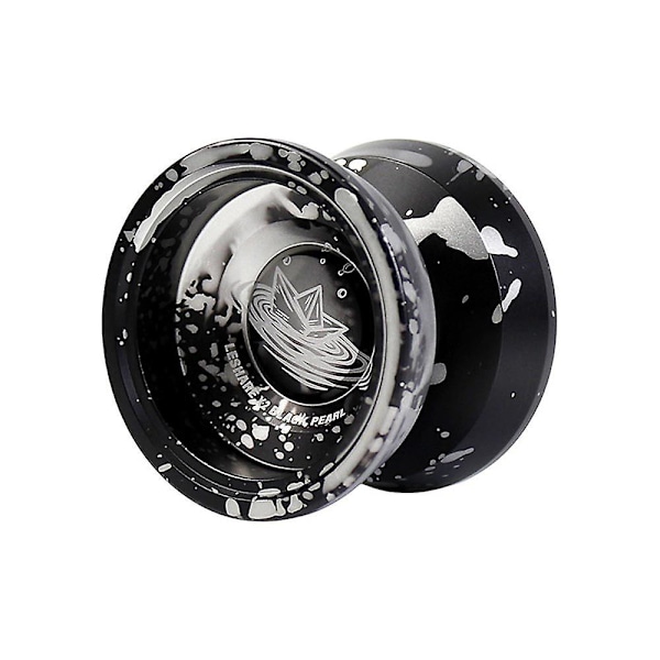 Professionell Yoyo Oresponsiv Metall Yoyo 6061 Aluminium Legering Yo Yo Boll Barnleksaker (FMY) Black Silver