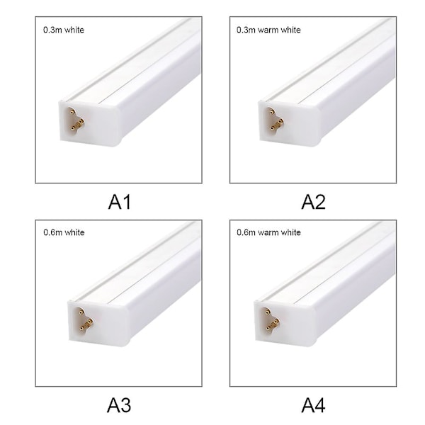 LED-rør T5 Lampe 220V Fluorescerende Lysrør 9W 14W 18W LED Vegglampe For Hjem (FMY) Black white