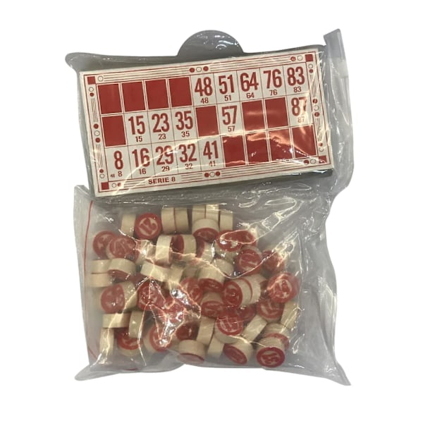 Russisk Lotto Sjakkbrett Spill Morsomt Lotto Brettspill for Fester Reise Familie (FMY) multi 16.5cmx8.5cm