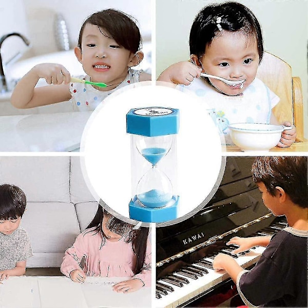 5 Hiekka-kelloa Lapsille, Hiekka-kellon Toiminto, Hiekka-kellon Värit, Keittiön Kellon, Keittiön Ajastimen Hiekka-kellon Kanssa, 3, 5, 10 Ja 30 Minuuttia (FMY)
