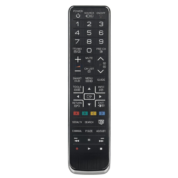 AA59-00543A Ersättningsfjärrkontroll för LED LCD Plasma 3D TV UE40D8000YU PS51D8000FU UE55D7000LU UE55D8000YU  (FMY) black