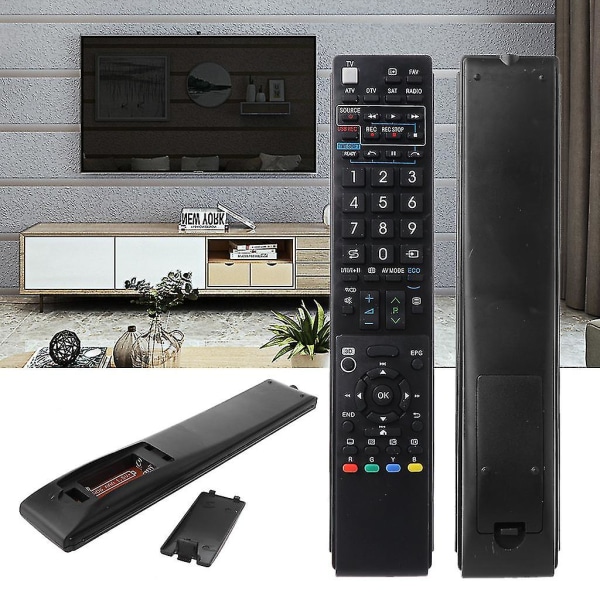 Hem-tv-fjärrkontroll Bärbar tv-kontroll för Sharp 3d för smart-tv (AM4)