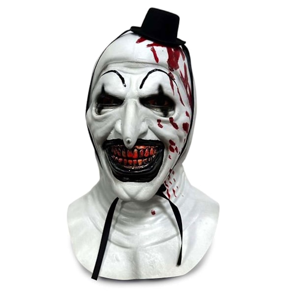 Terrifier 2 Art the Clown Skräckmask Halloweenfest Maskerad Horrormasker (FMY) Apricot