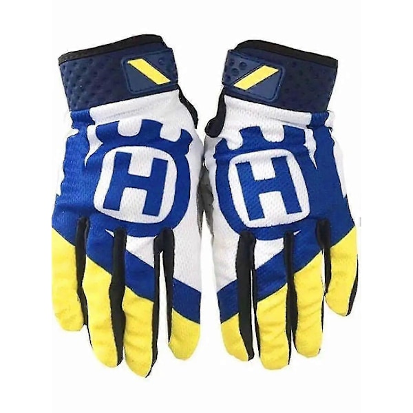 2024 Husqvarna Moto Handsker Top Navy MX Motorcykel Handsker Off Road Motocross Handske MTB Dirt Bike Handske (FMY) Blue XL