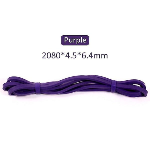 Vastuslenkit kuminauha kuntoiluvälineet kumi kuntoiluun, veto köysi kumi urheilu jooga harjoitus kuntosali laajennin  (FMY) Purple