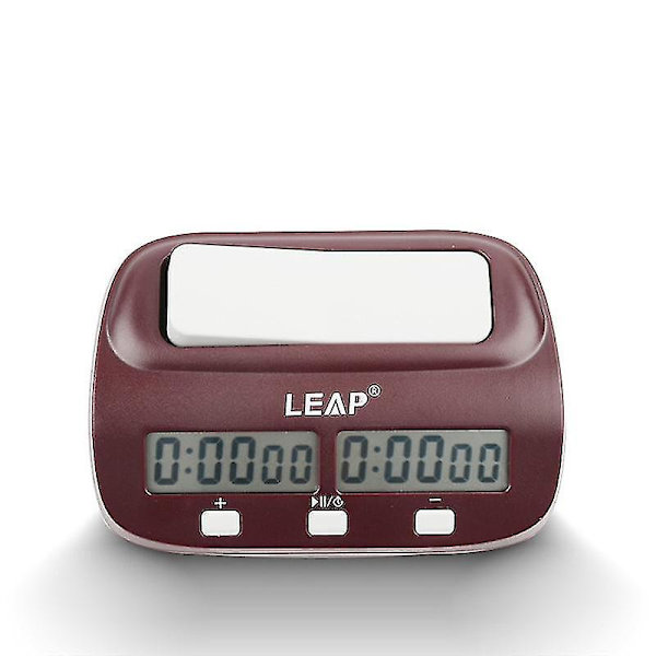 Leap Skakur, Digital Skaktimer & Spiltimer, 3-i-1 Multifunktionel Bærbar Professionel Ur (FMY) As shown