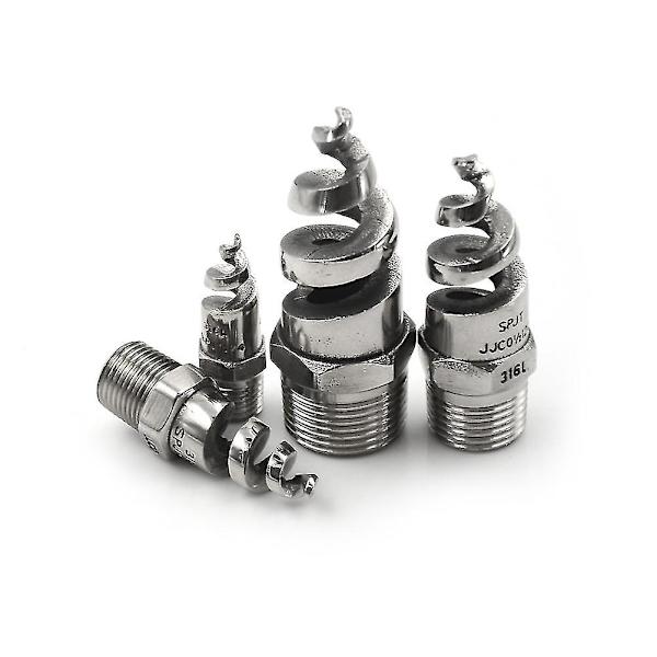 Nye 1/4\" 1/2\" Spiraldyse i Rustfrit Stål Atomiseringssprøjtehoveder Hfmqv  (FMY) C