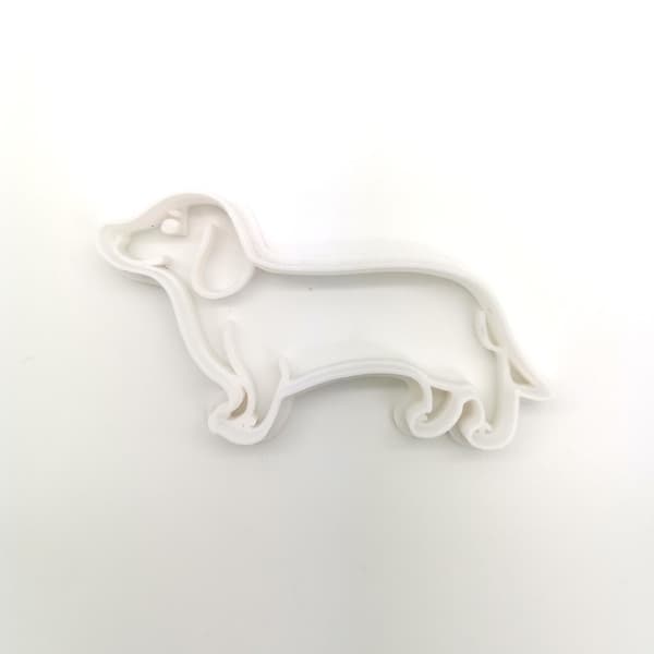 Mäyräkoira-keksileikkuri 8 cm, 2 kpl (FMY) White 1