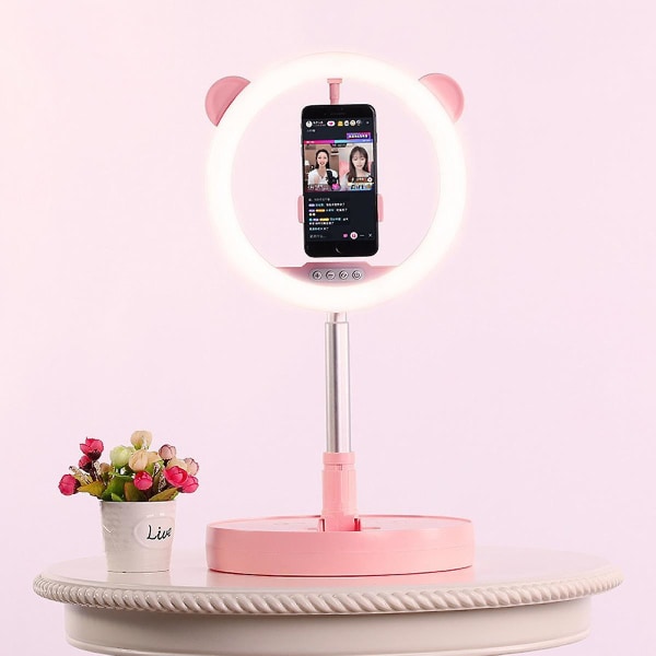 Bärbar Led Ring Light Selfie Fill Lamp Live Broadcast (FMY)