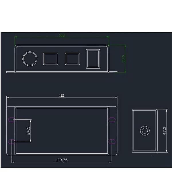 Dc 0-10v Dimmer Switch Serieforbindelse Synkron Controller Drejeknap Til/fra Til 0/1-10v Dæmpbare Led-drivere El  (FMY)